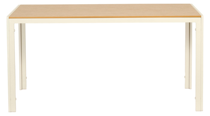 Trädgårdsbord Vermont Sandgrå/Teak 150 x 90 cm Sunlife